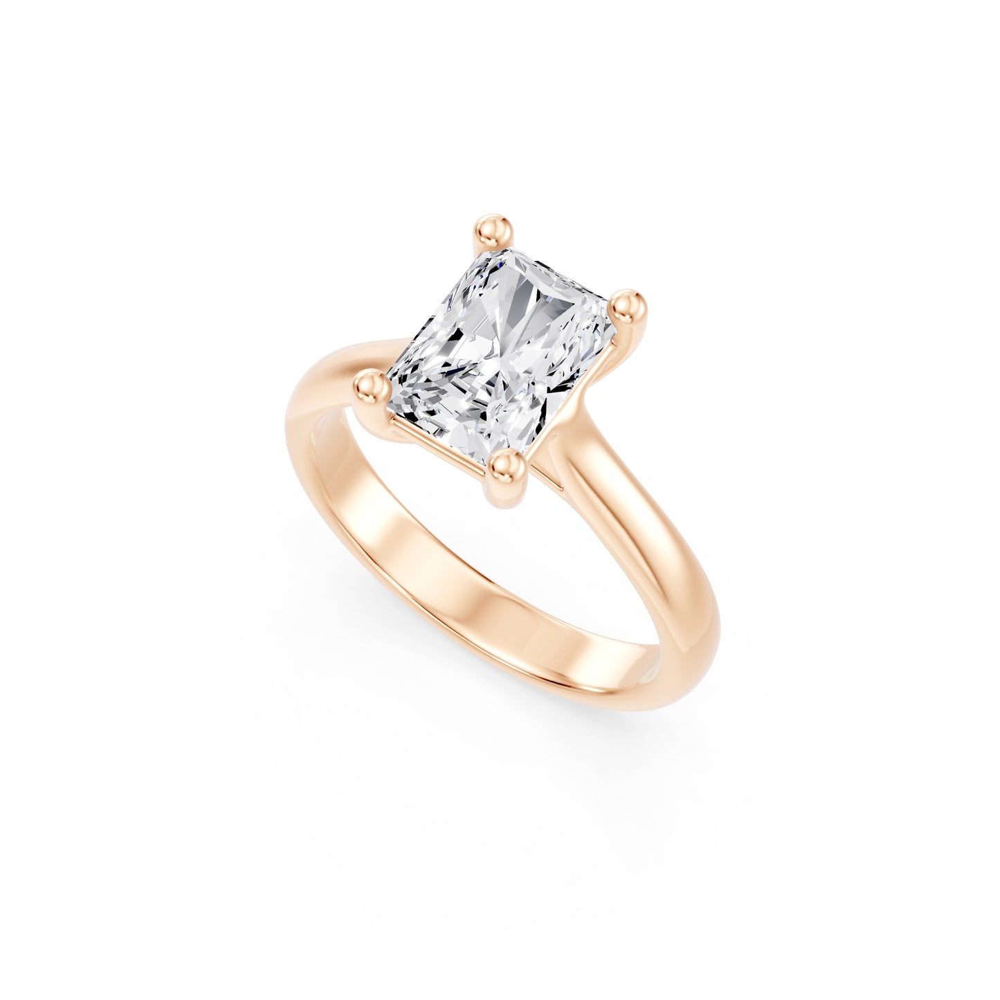 The Richi Radiant Solitaire Engagement Ring