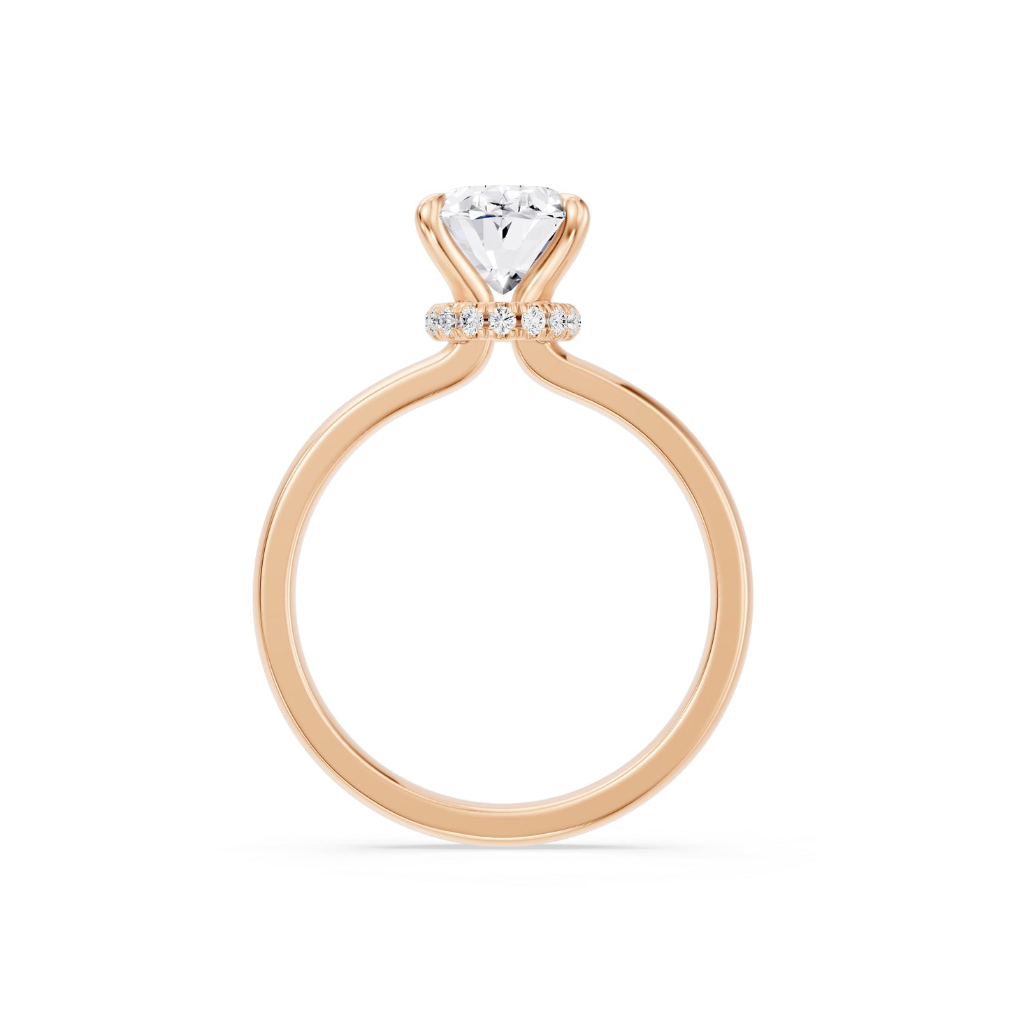The Hidden Odette Oval Engagement Ring