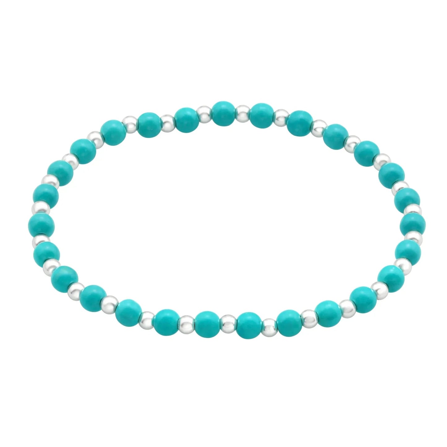 Silver Ball Bracelet with Imitation Stone Giulia'secret