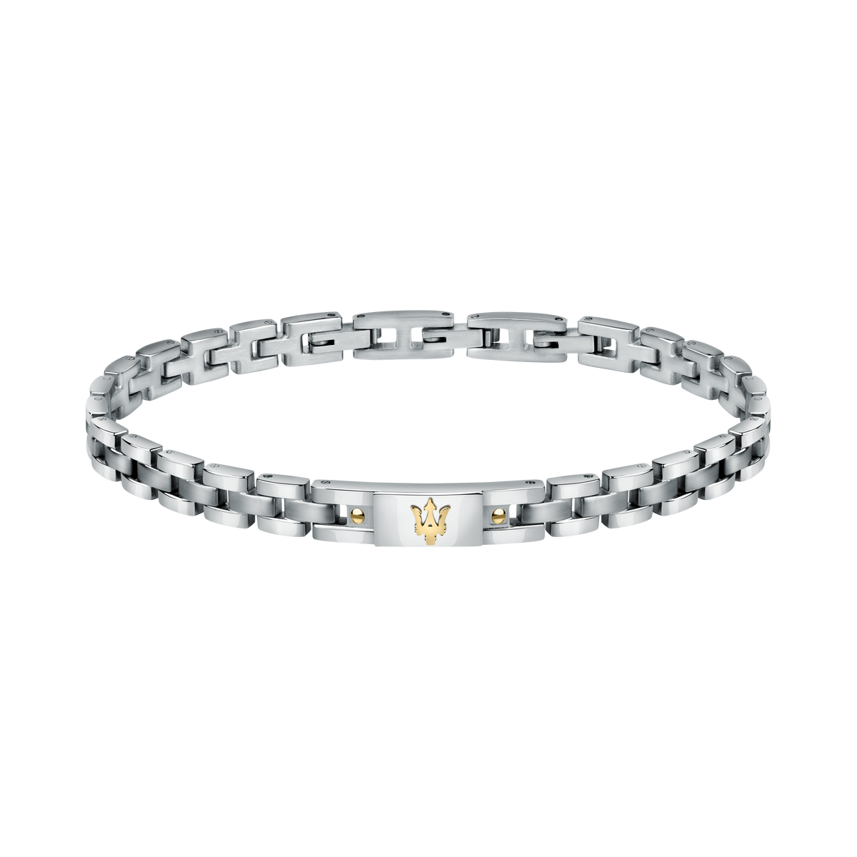 Maserati stainless steel trident bracelet, 22cm