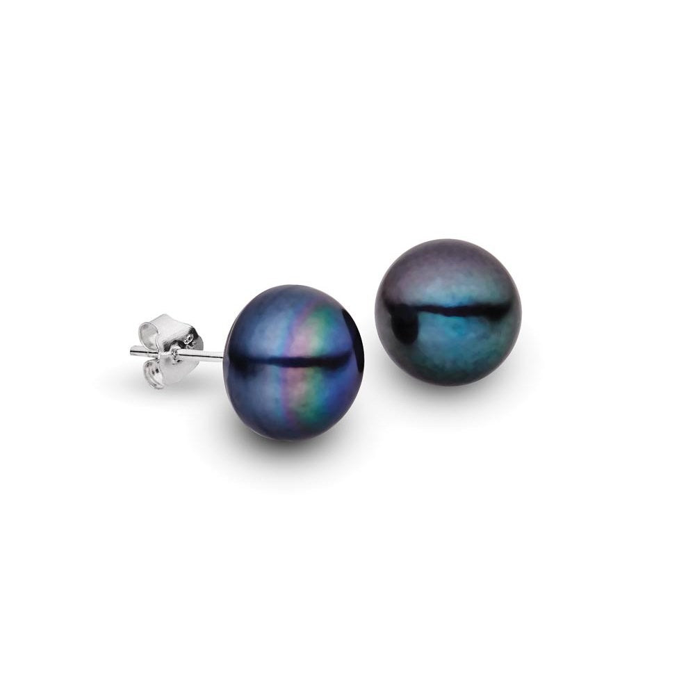 Sterling silver freshwater pearl stud earrings Giulia'secret