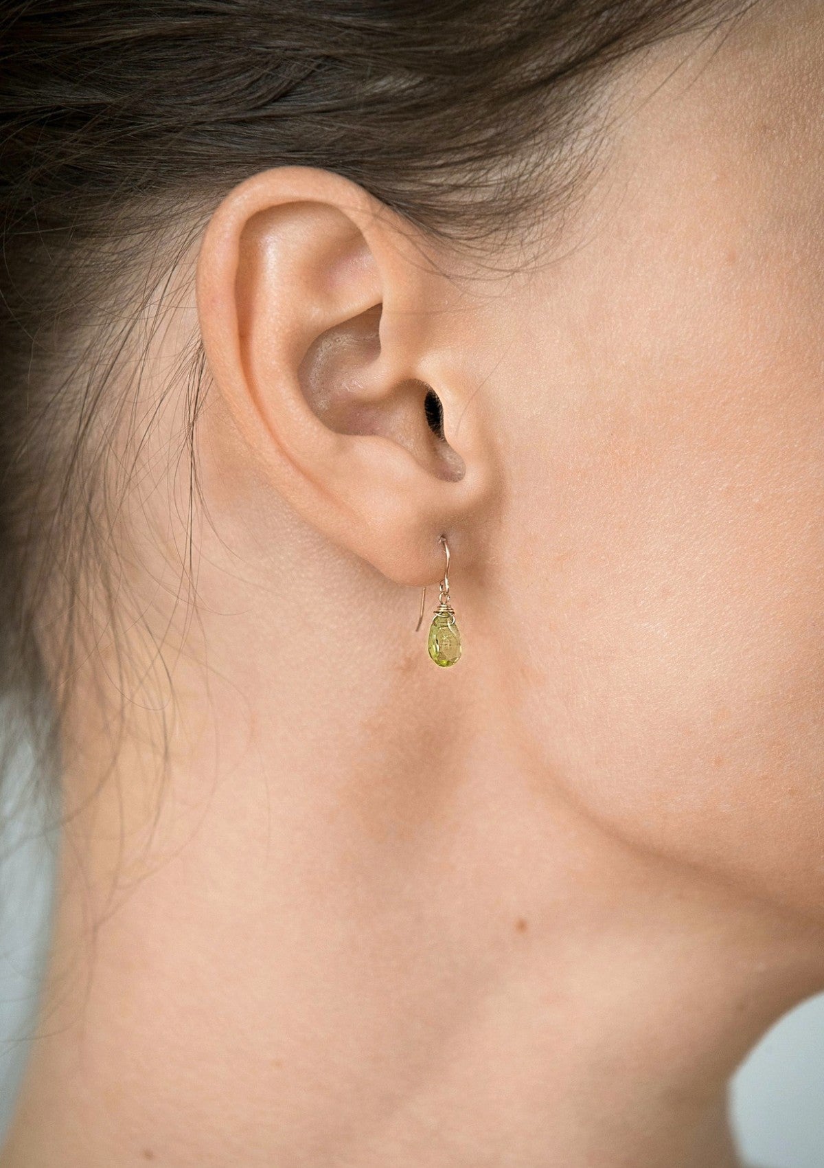 Peridot Drop Earrings