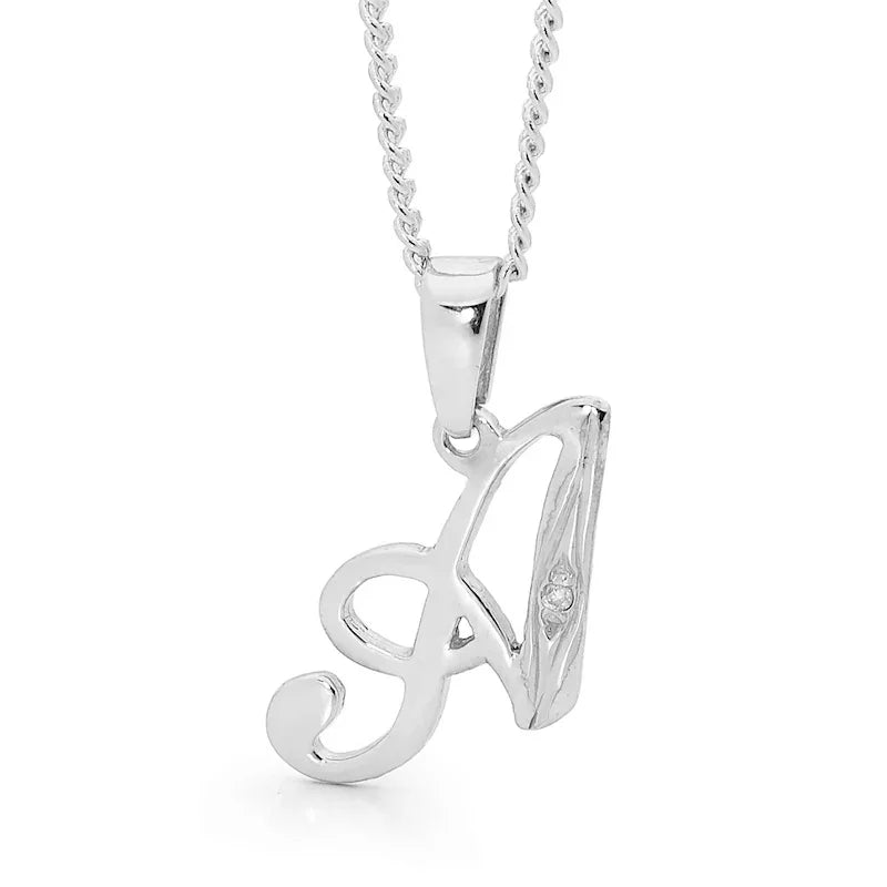 Diamond Set Script Initial A Giulia'secret
