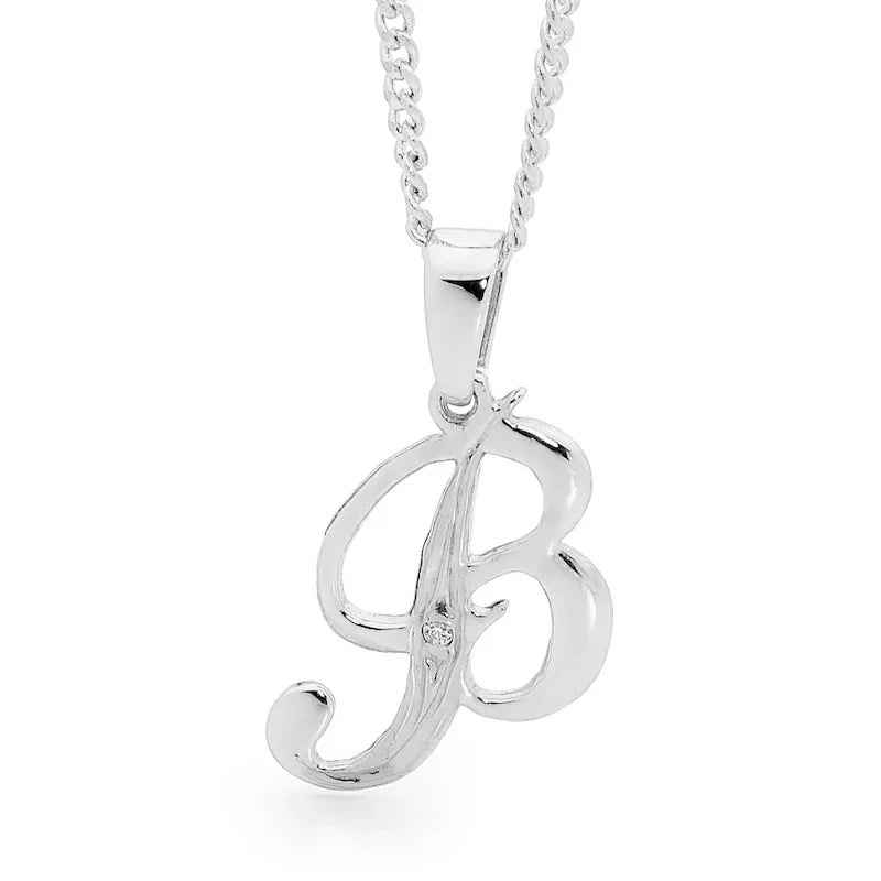 Diamond Set Script Initial B Giulia'secret