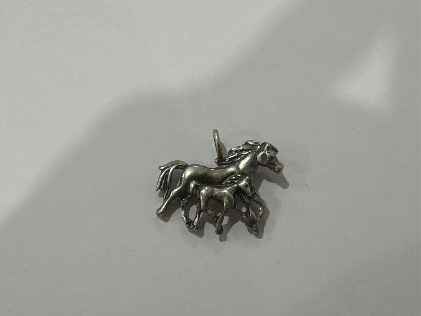 A vintage Silver horse pendant Giulia'secret