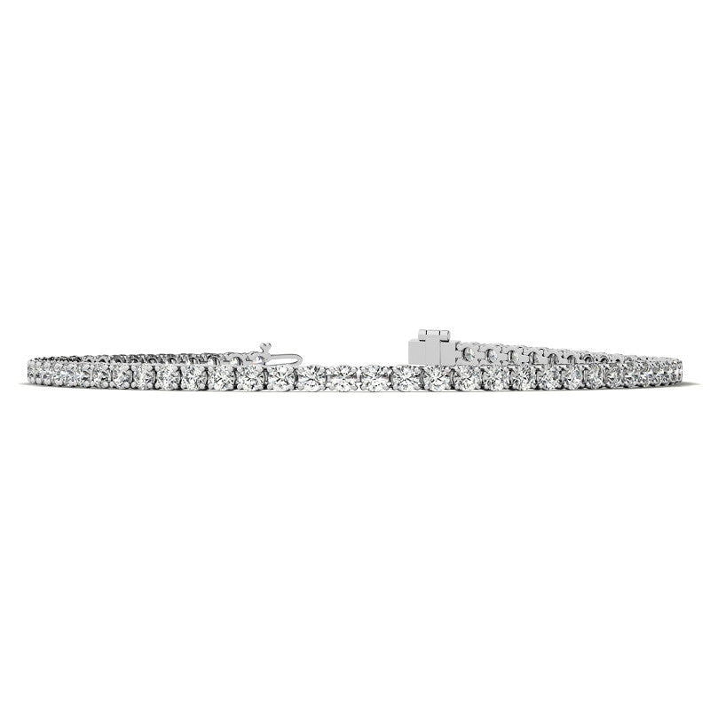 3.50 CTW Lab Grown Diamond Tennis Bracelet in 14kt White/Yellow Gold