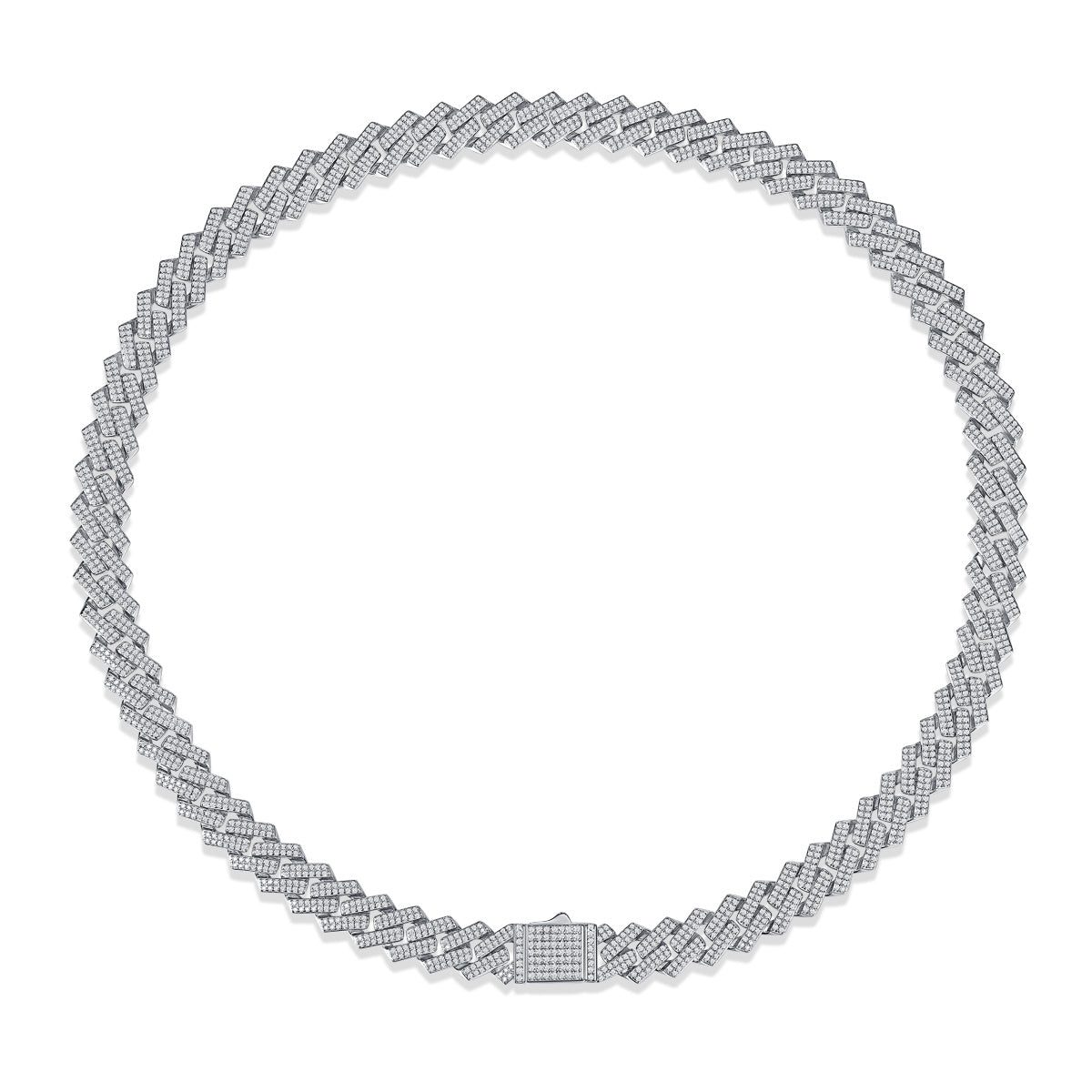 Men’s Luxury Moissanite S925 Silver Necklace