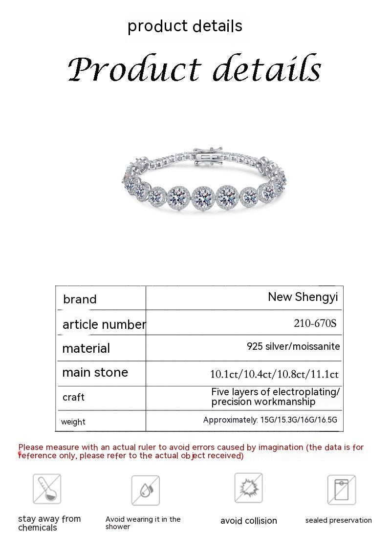 925 sterling silver starry Bracelet