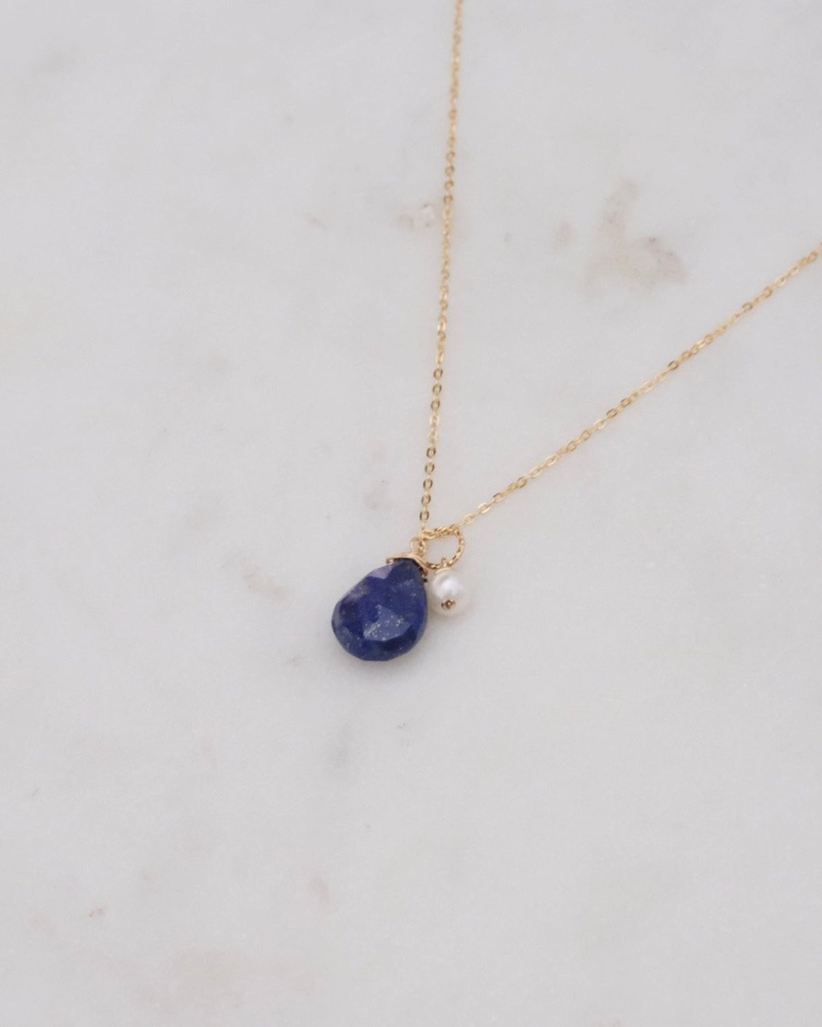 Lapis Lazuli Pearl Necklace