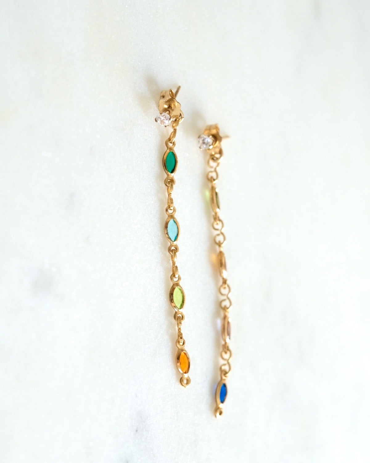 Gisela Back Post Stud Earrings