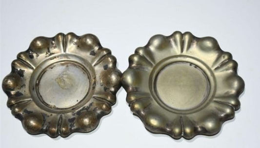 Antique Austro-Hungarian 800 Silver Coasters | Pair | Vintage Silverware