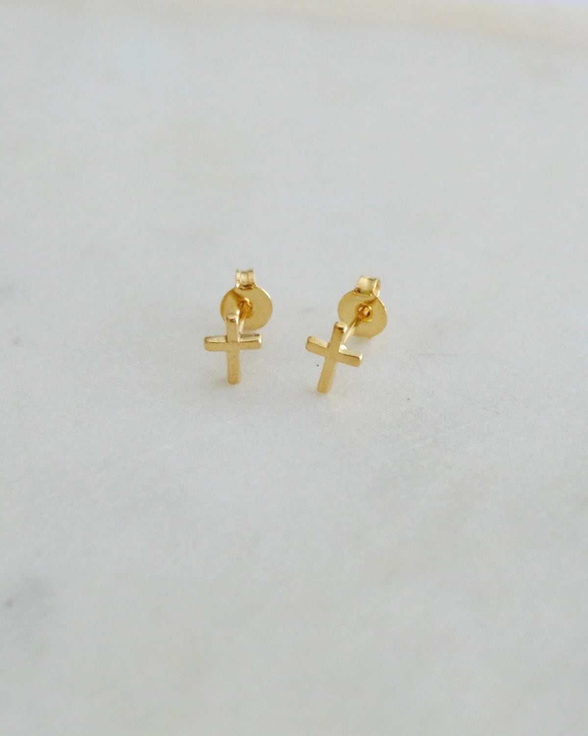 Small Cross Studs