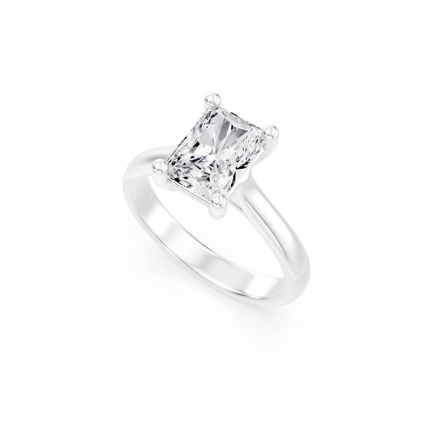 The Richi Radiant Solitaire Engagement Ring