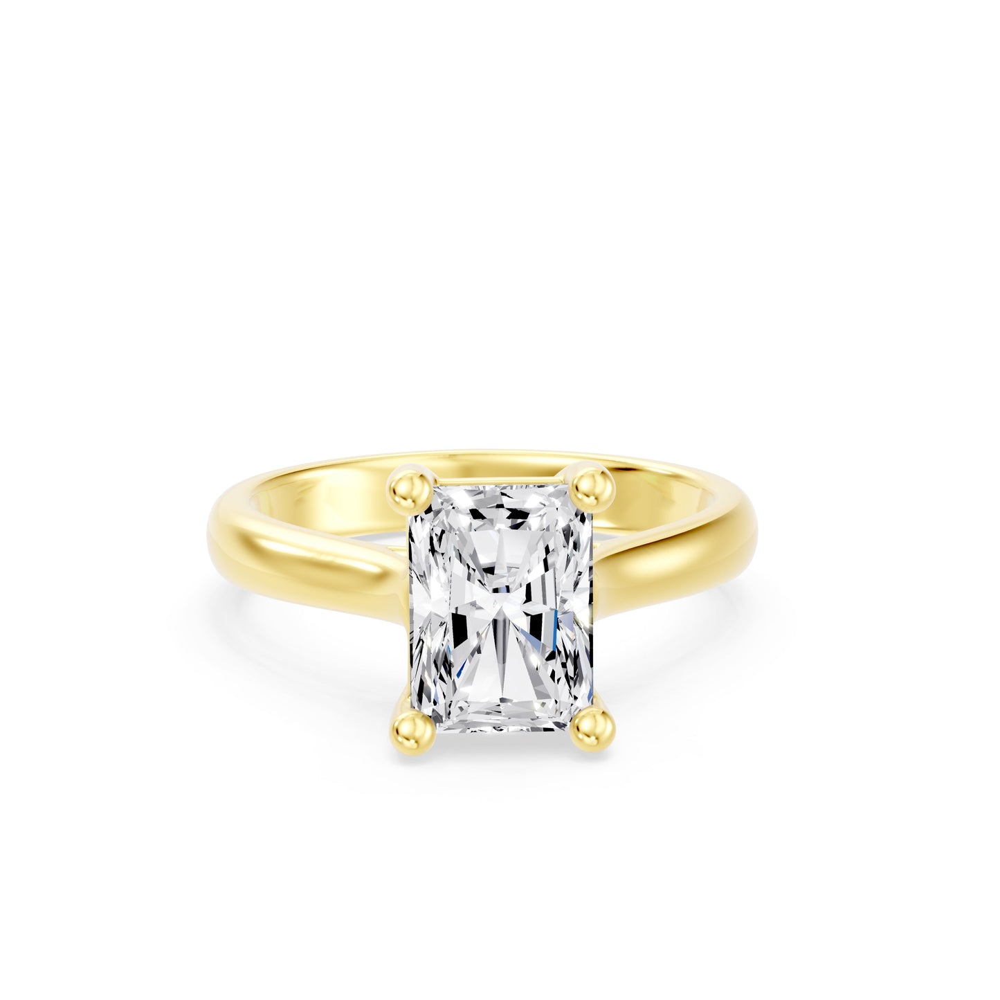 The Richi Radiant Solitaire Engagement Ring