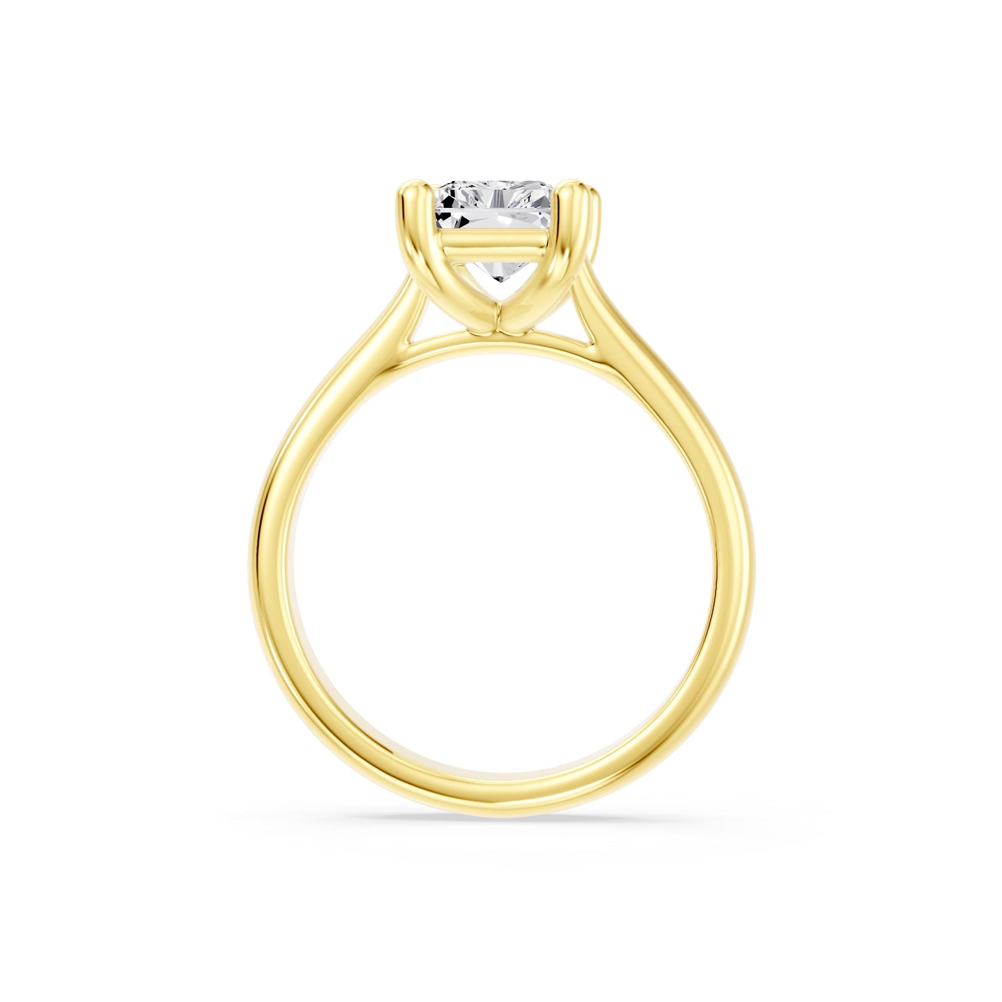 The Richi Radiant Solitaire Engagement Ring