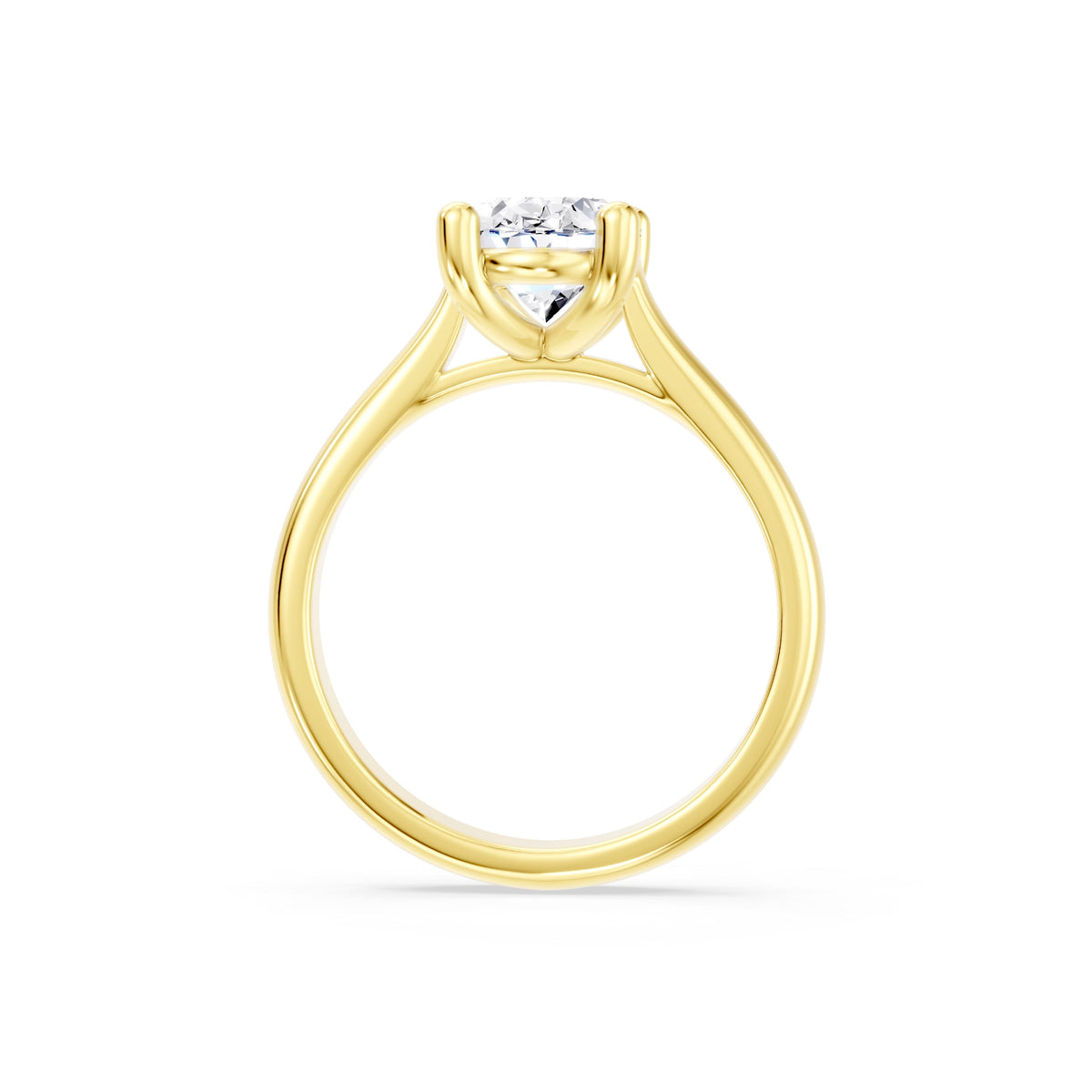 The Odette Oval Solitaire Engagement Ring