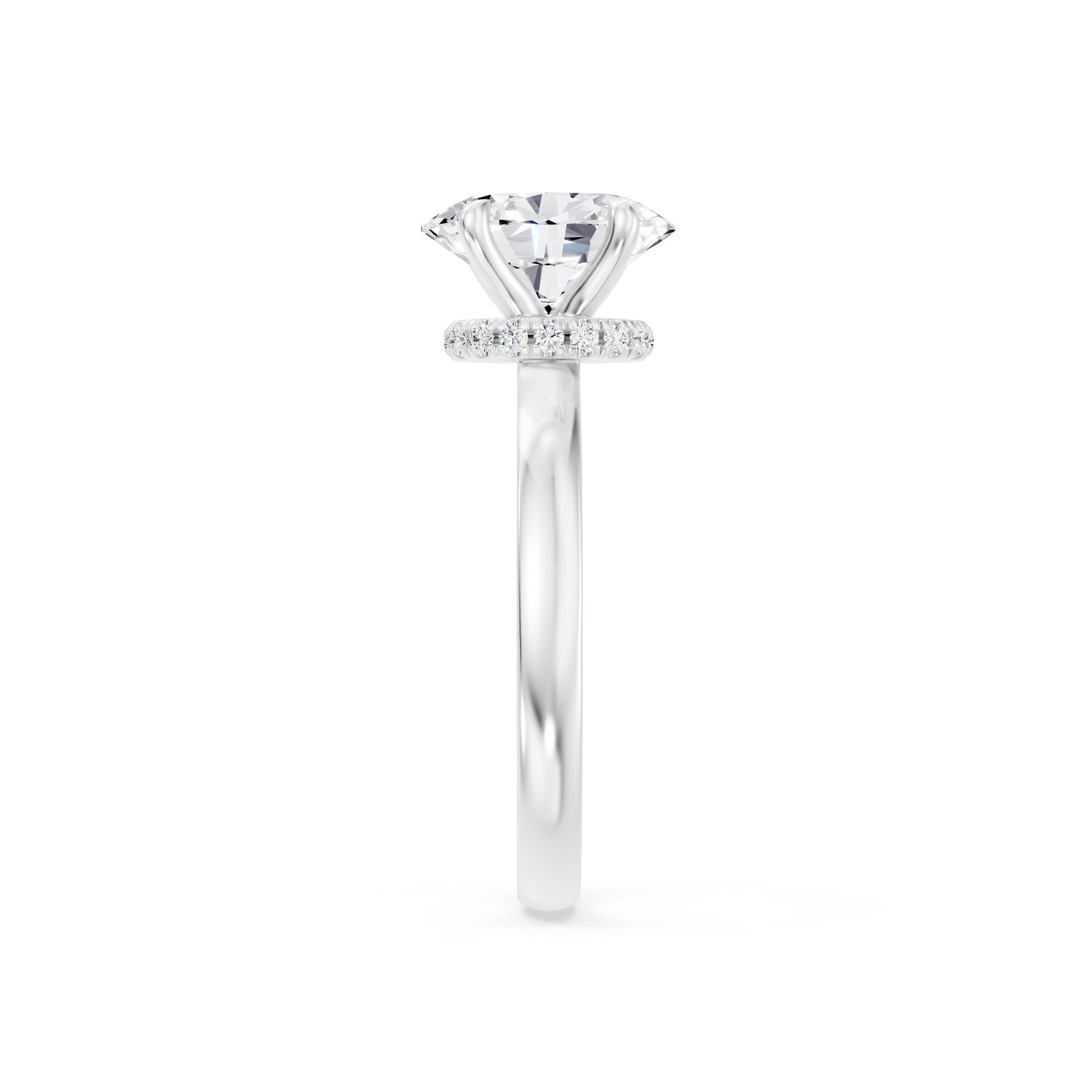 The Hidden Odette Oval Engagement Ring