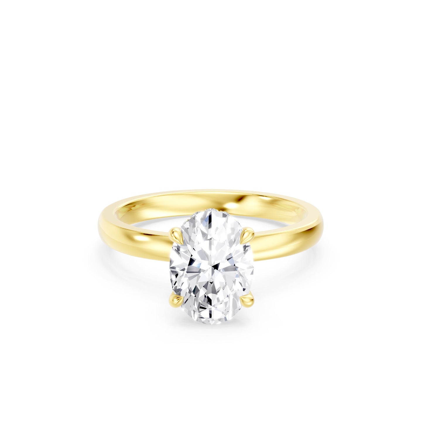 The Hidden Odette Oval Engagement Ring