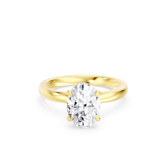 The Hidden Odette Oval Engagement Ring