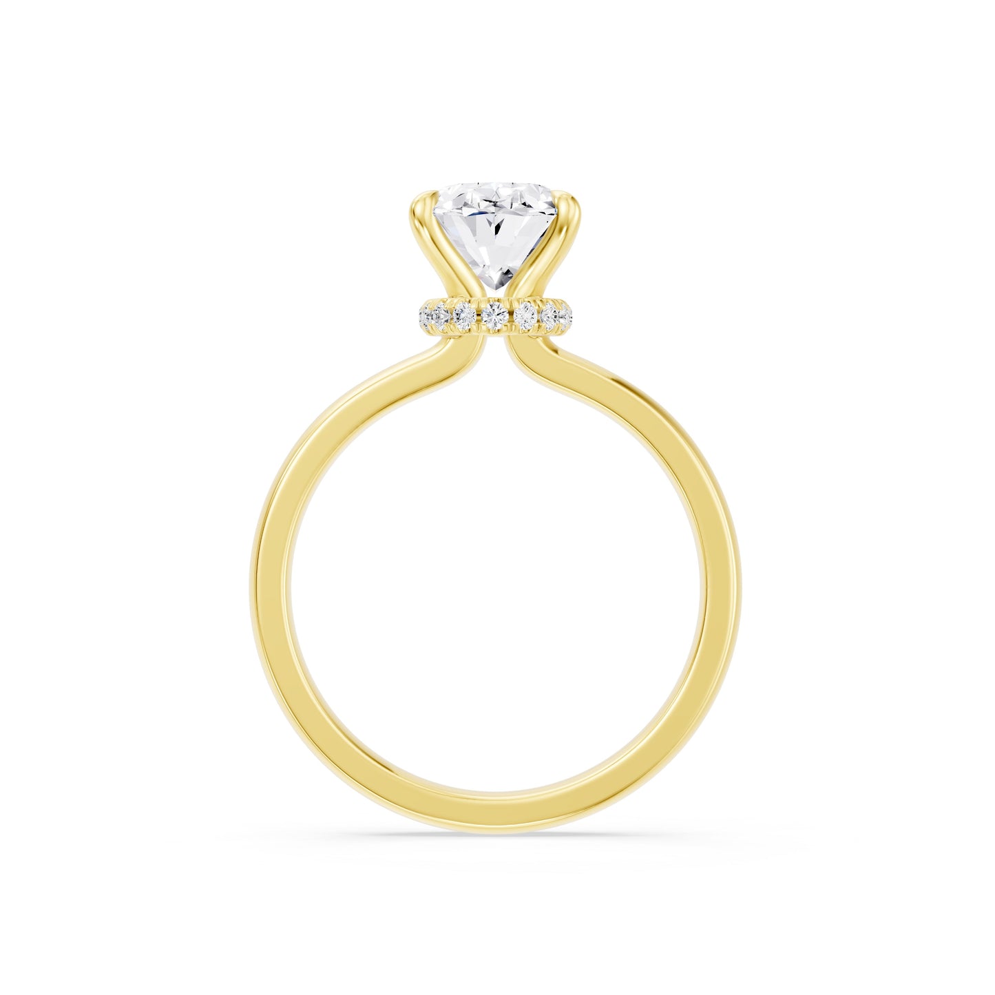 The Hidden Odette Oval Engagement Ring