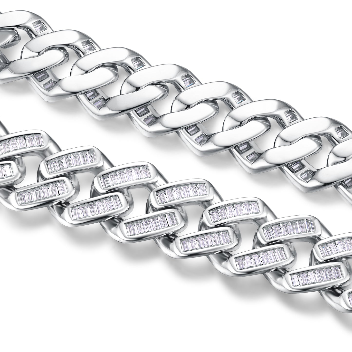 Conjunto Con Moissanita De Alta Calidad, Esta Pulsera De Plata De Tendencia De Lujo Ligero, Lujosa Y A La Moda Está Hecha De Plata S925 Electrochapada Con Platino