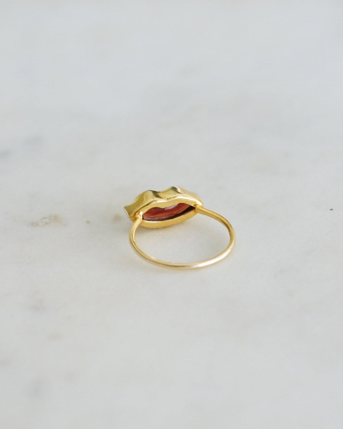 Garnet Kiss Ring