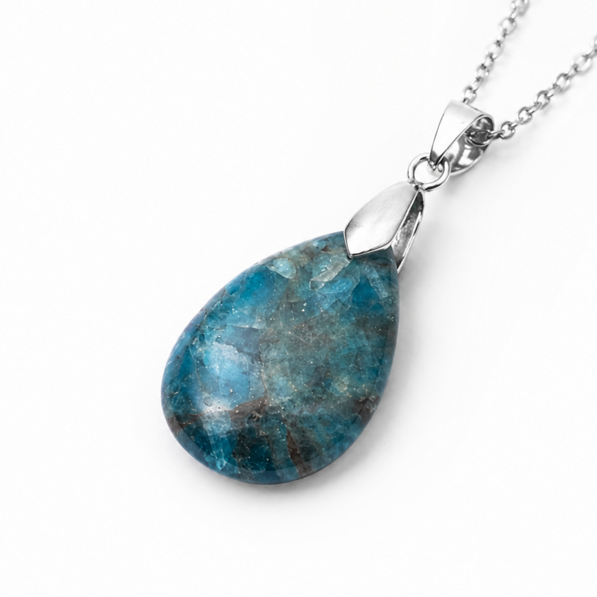 Angel Drop Natural Gemstone Necklace