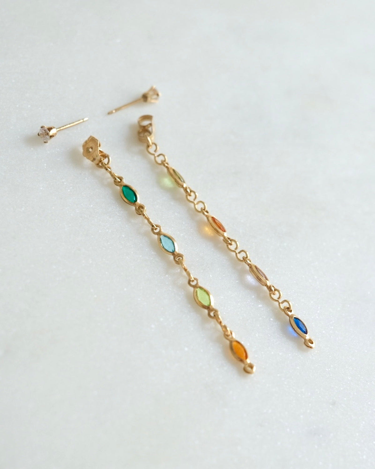 Gisela Back Post Stud Earrings