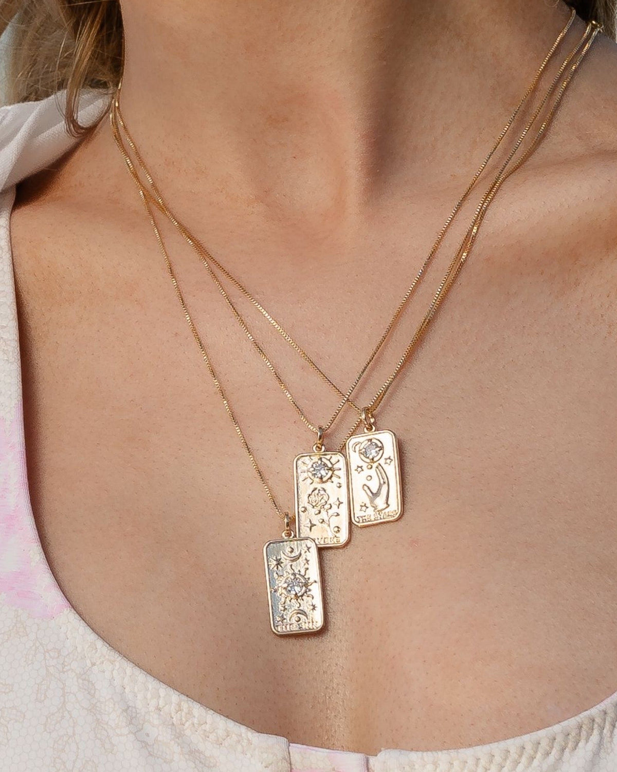 The Lovers Tarot Necklace