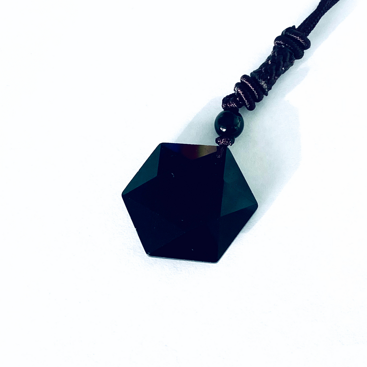 Black Obsidian Star Necklace