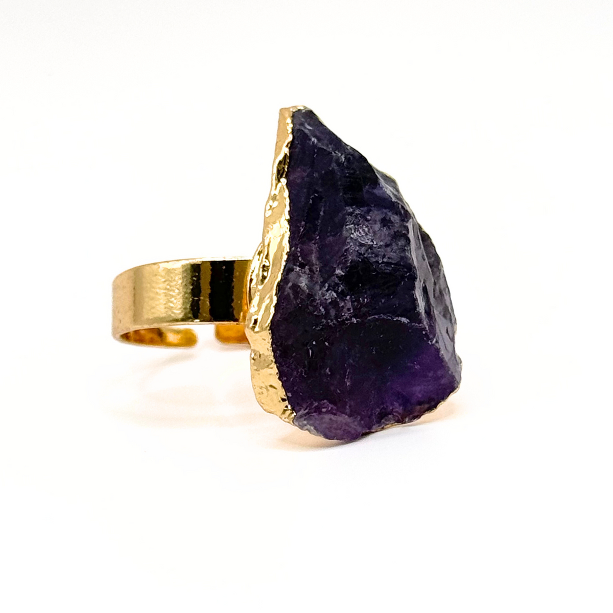 Gama - Natural Rough Stone Ring