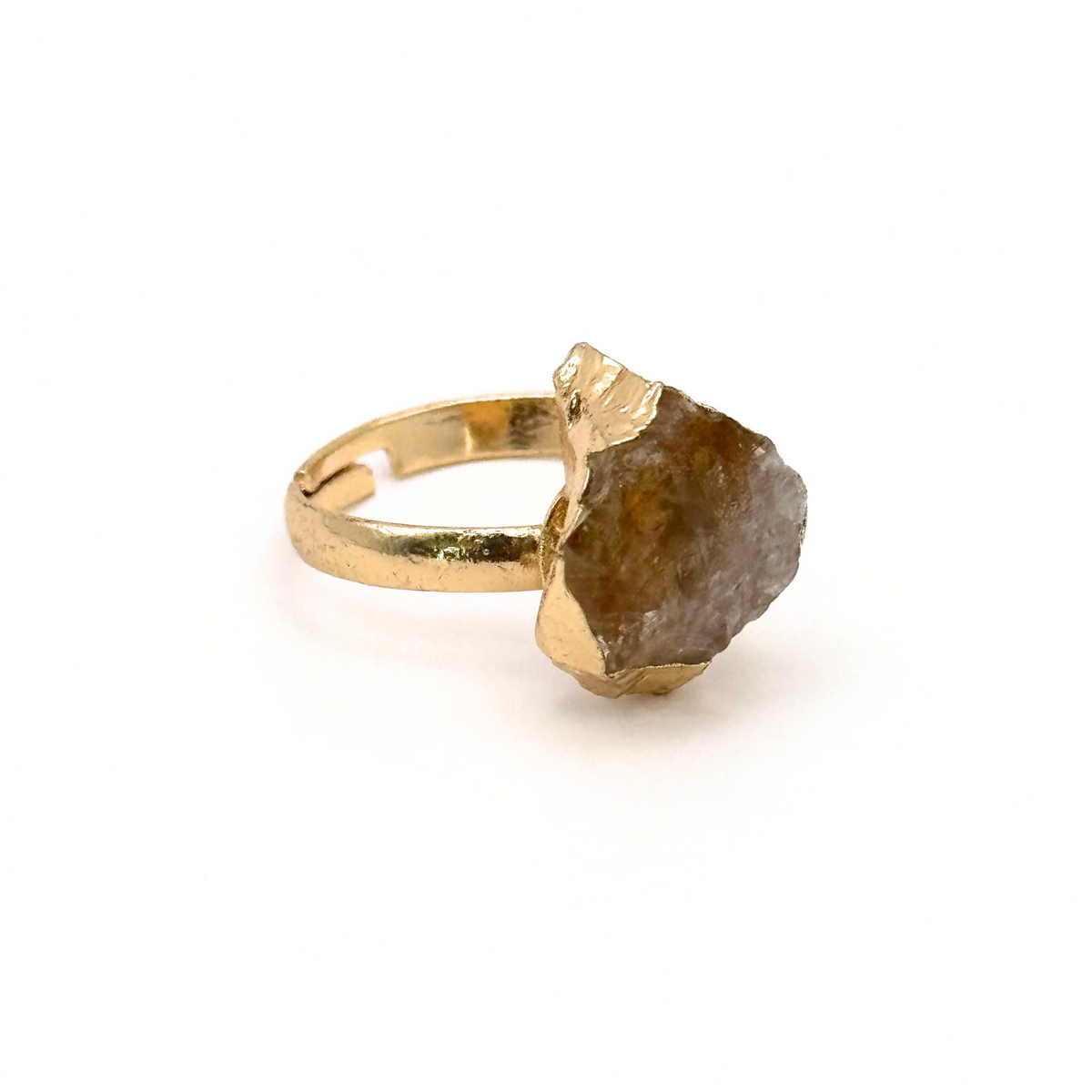 Gama - Natural Rough Stone Ring