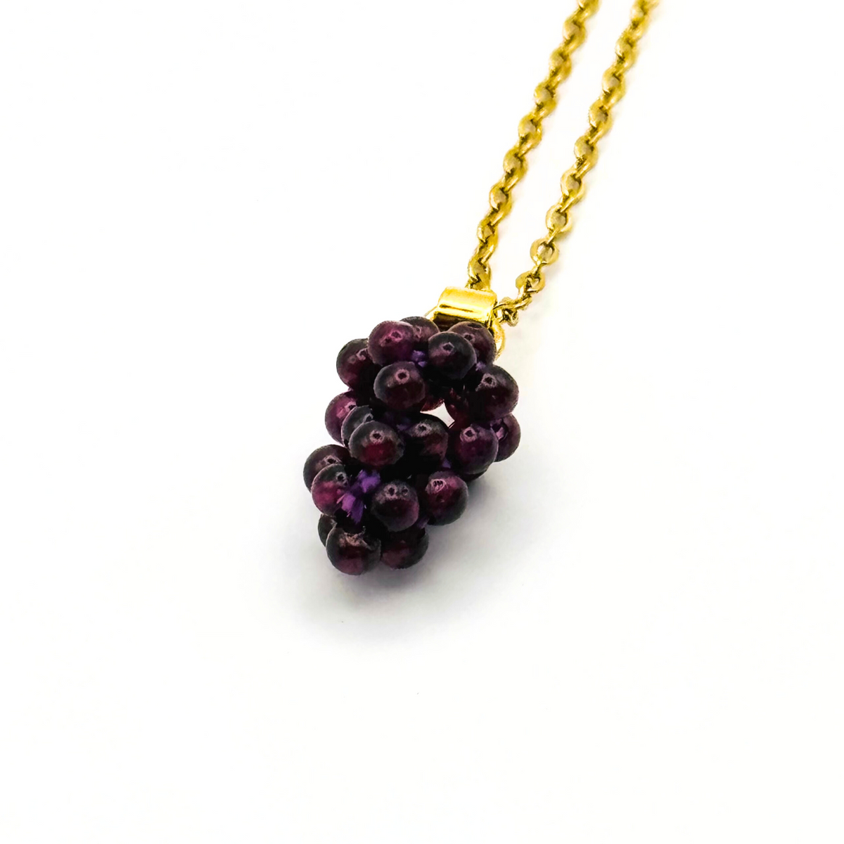 Garnet Grapes Necklace