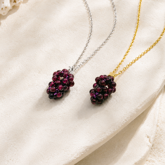 Garnet Grapes Necklace