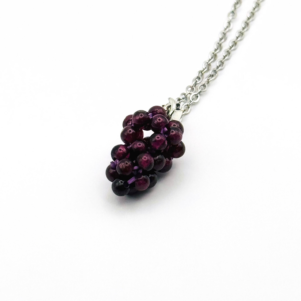 Garnet Grapes Necklace