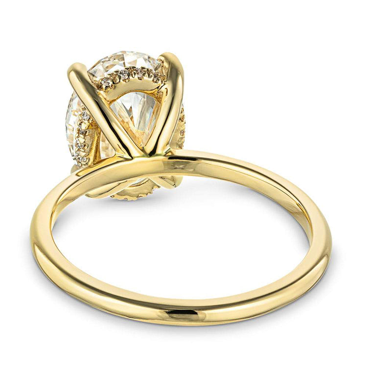 18K Gold Lab Diamond Ring Three Carat Fine Jewelry for Women