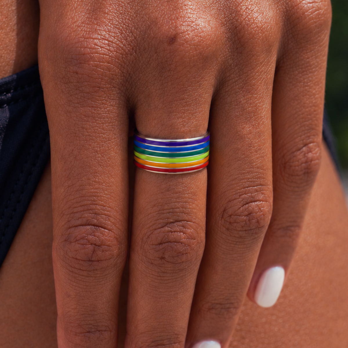 Iris - Rainbow Colours Ring