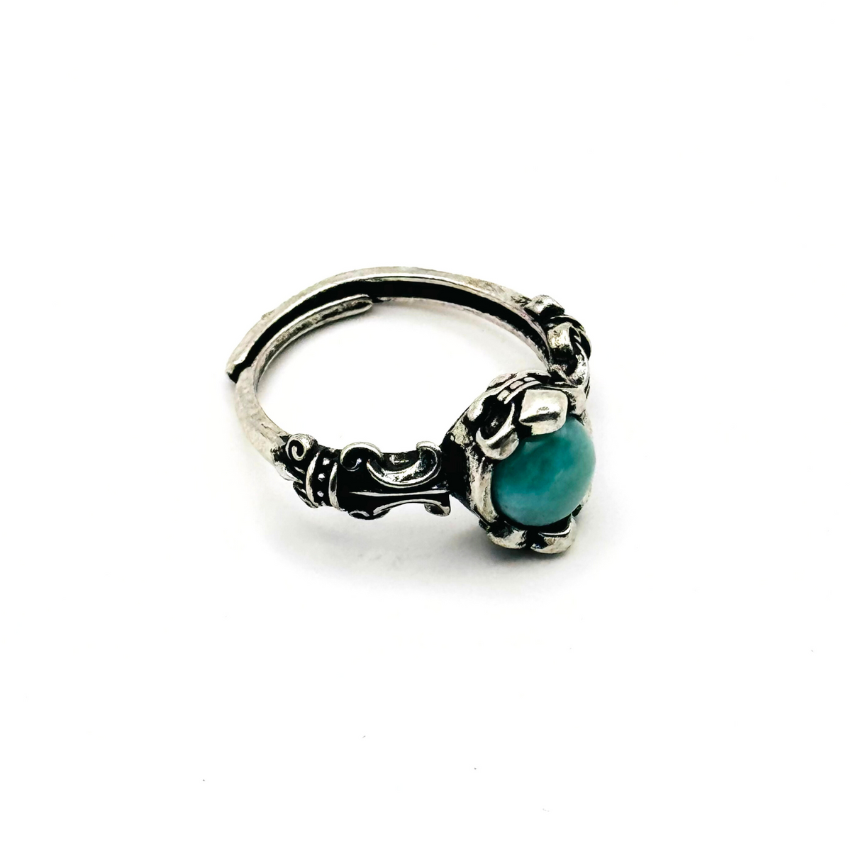 Ivy - Natural Larimar Stone Ring