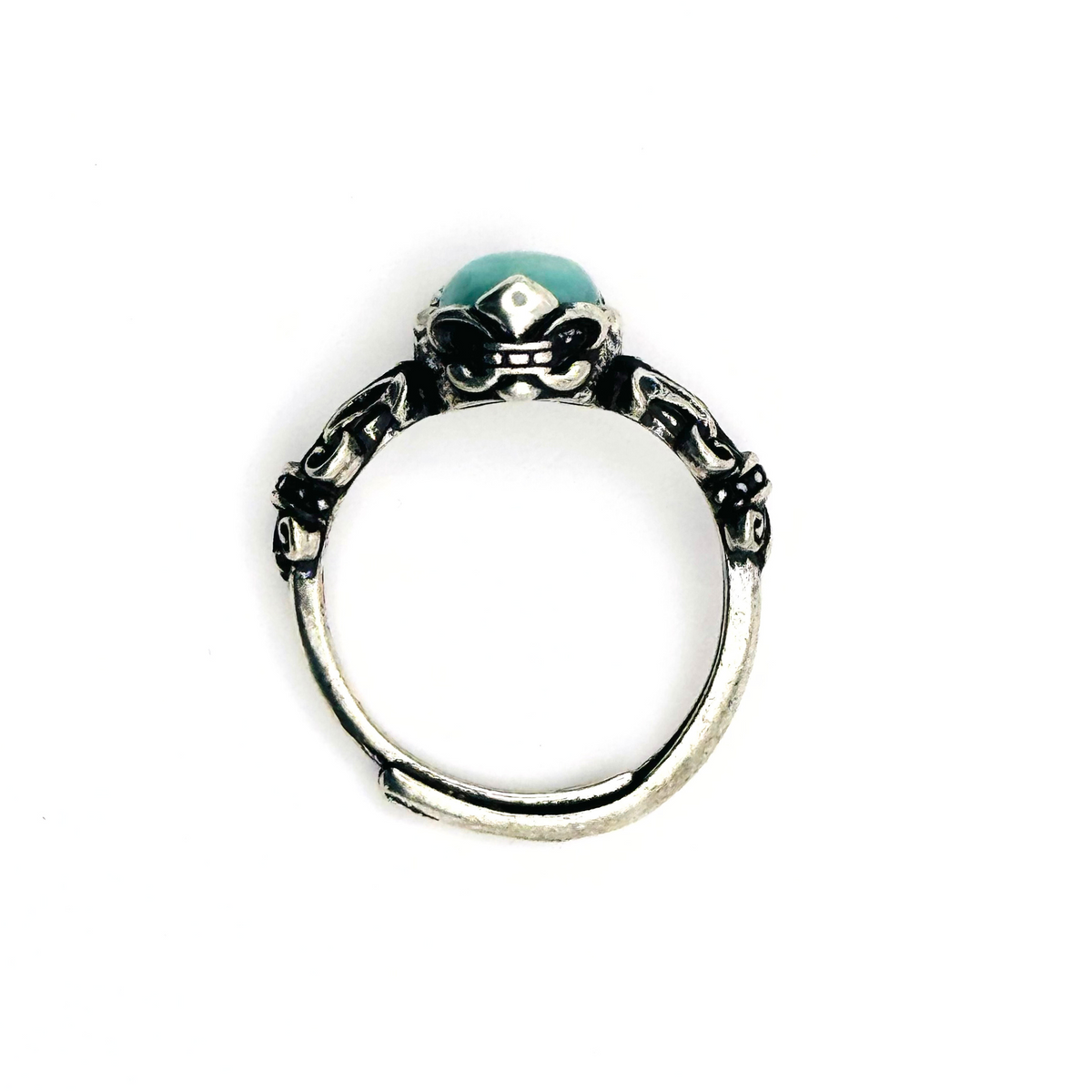 Ivy - Natural Larimar Stone Ring