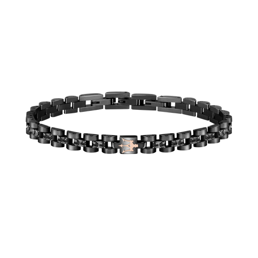 Maserati black and gold crystal bracelet