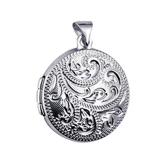 Sterling Silver  Round Locket