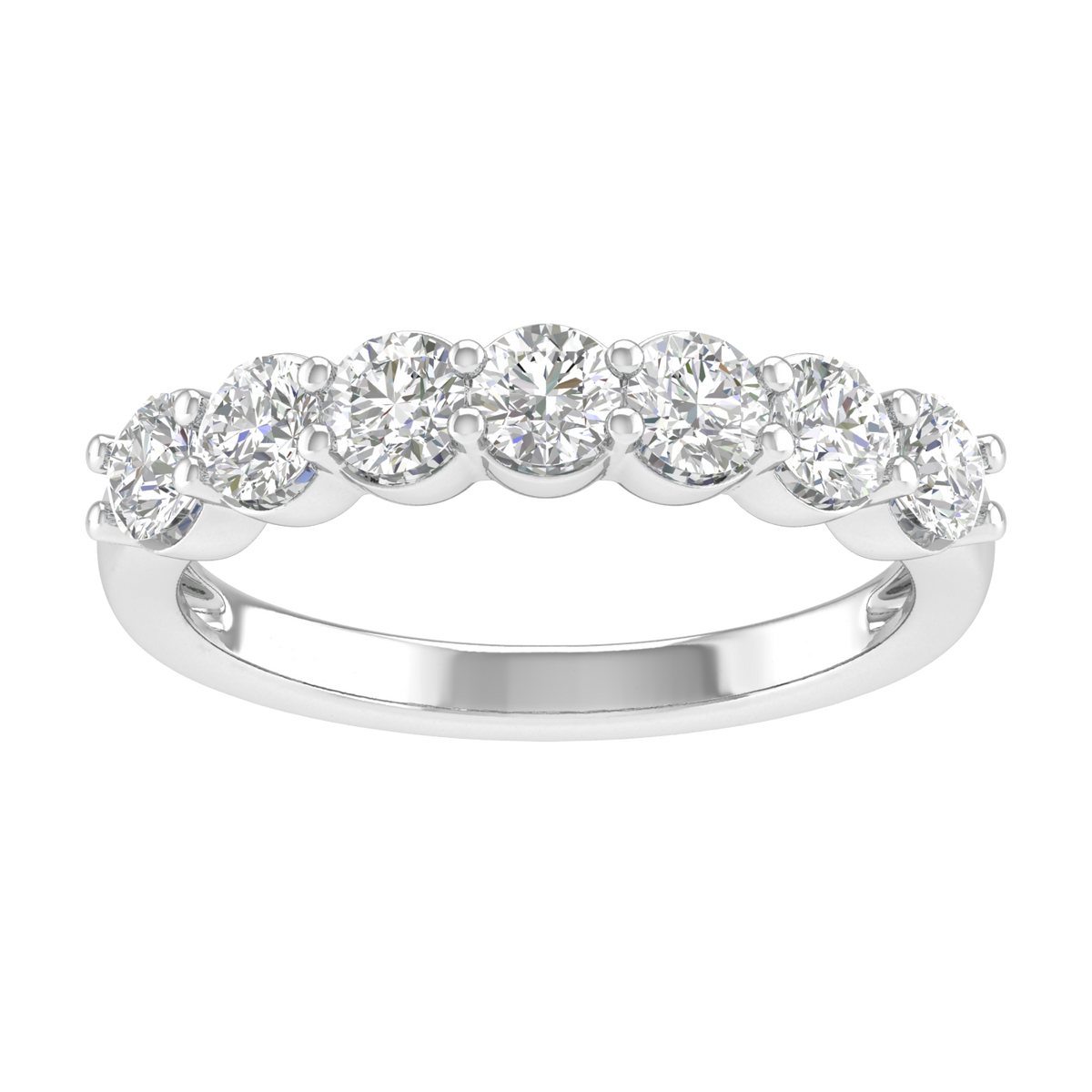 Diamond fashion ring with 1.00ct diamonds in 18K white gold