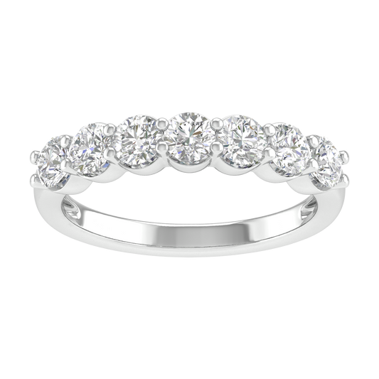 Diamond fashion ring with 1.00ct diamonds in 18K white gold