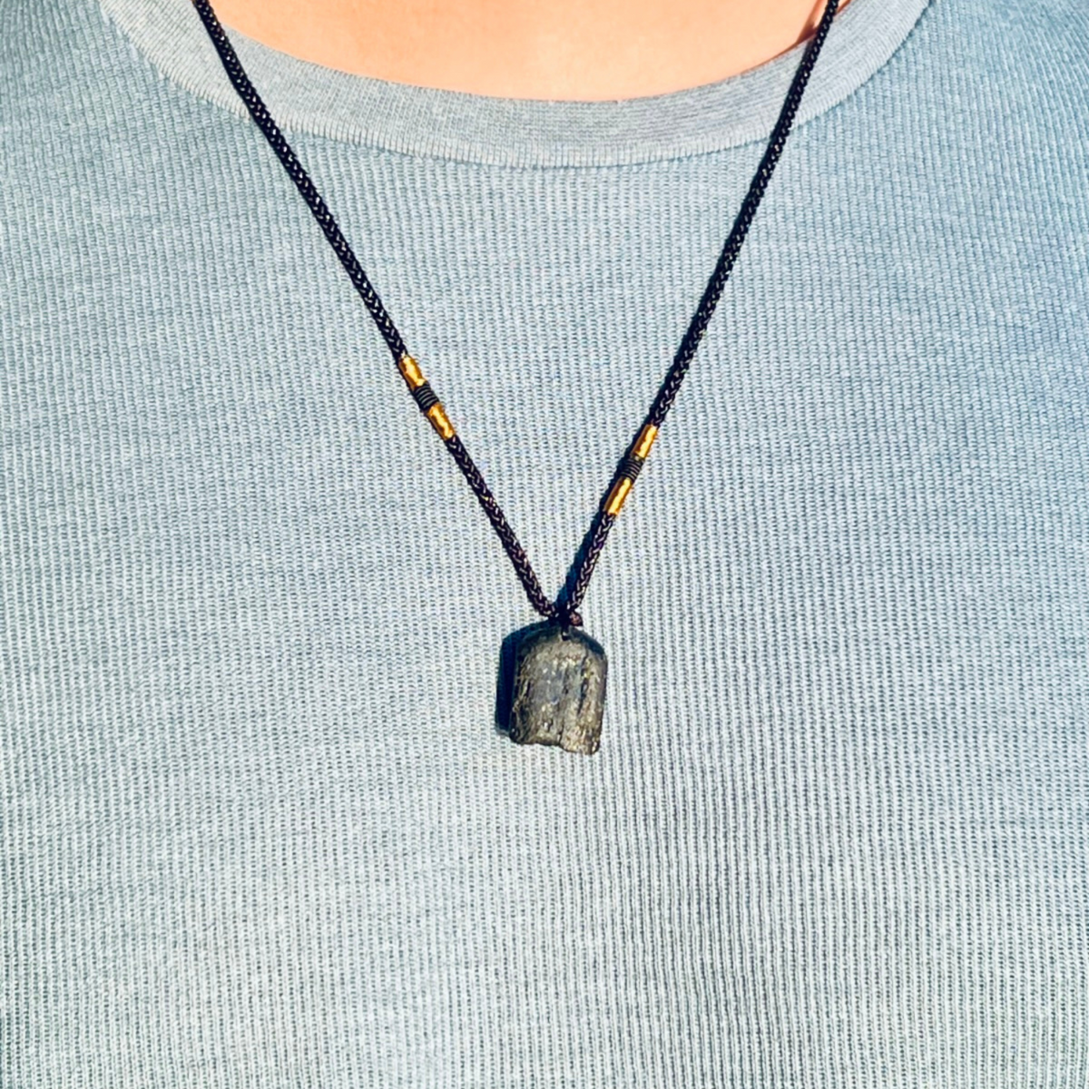 Geom - Natural Rough Stone Necklace