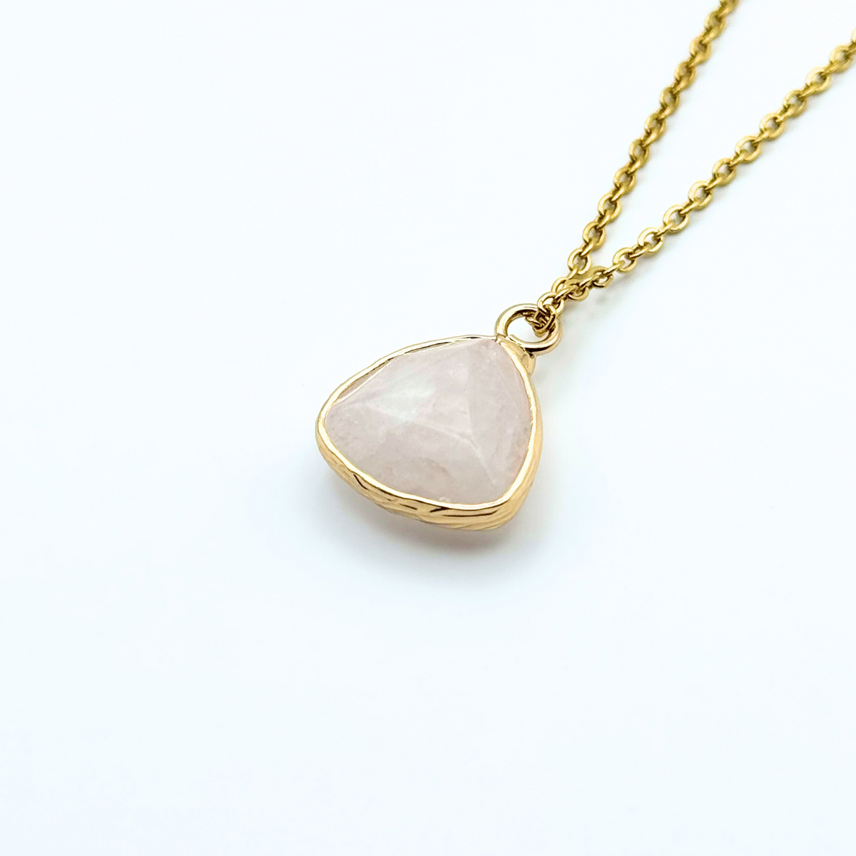 Trikona - Triangle Natural Gemstone Necklace