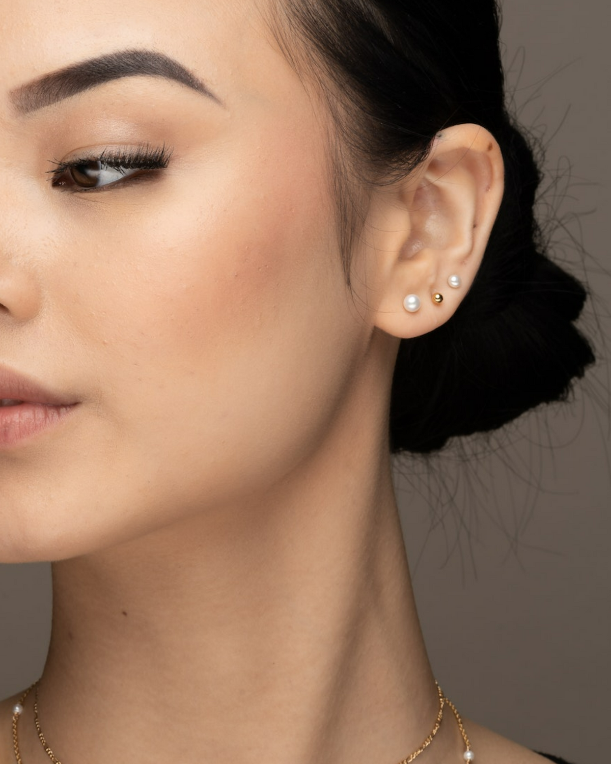 Petite Pearl Stud Earrings