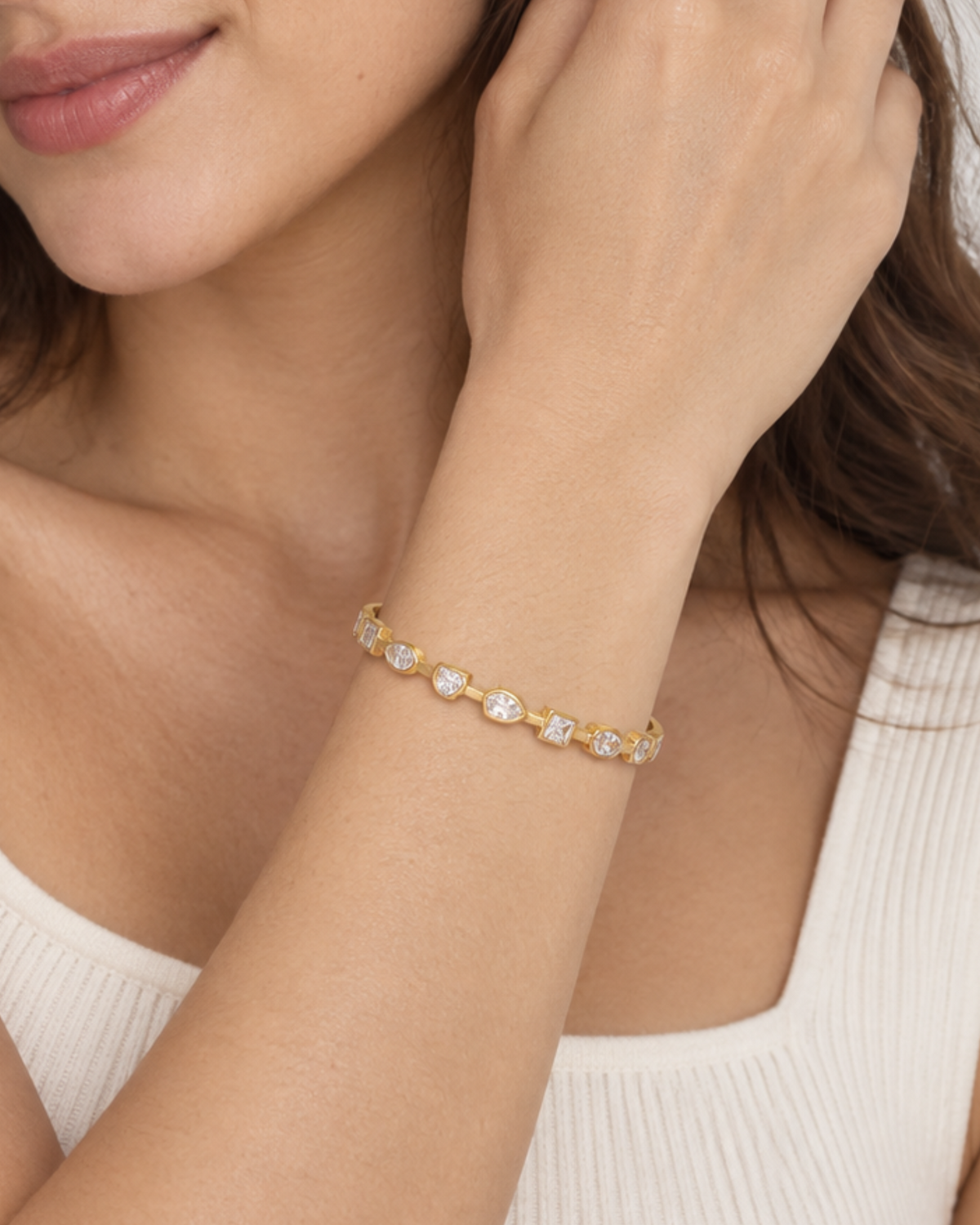 Zuri bangle Clear
