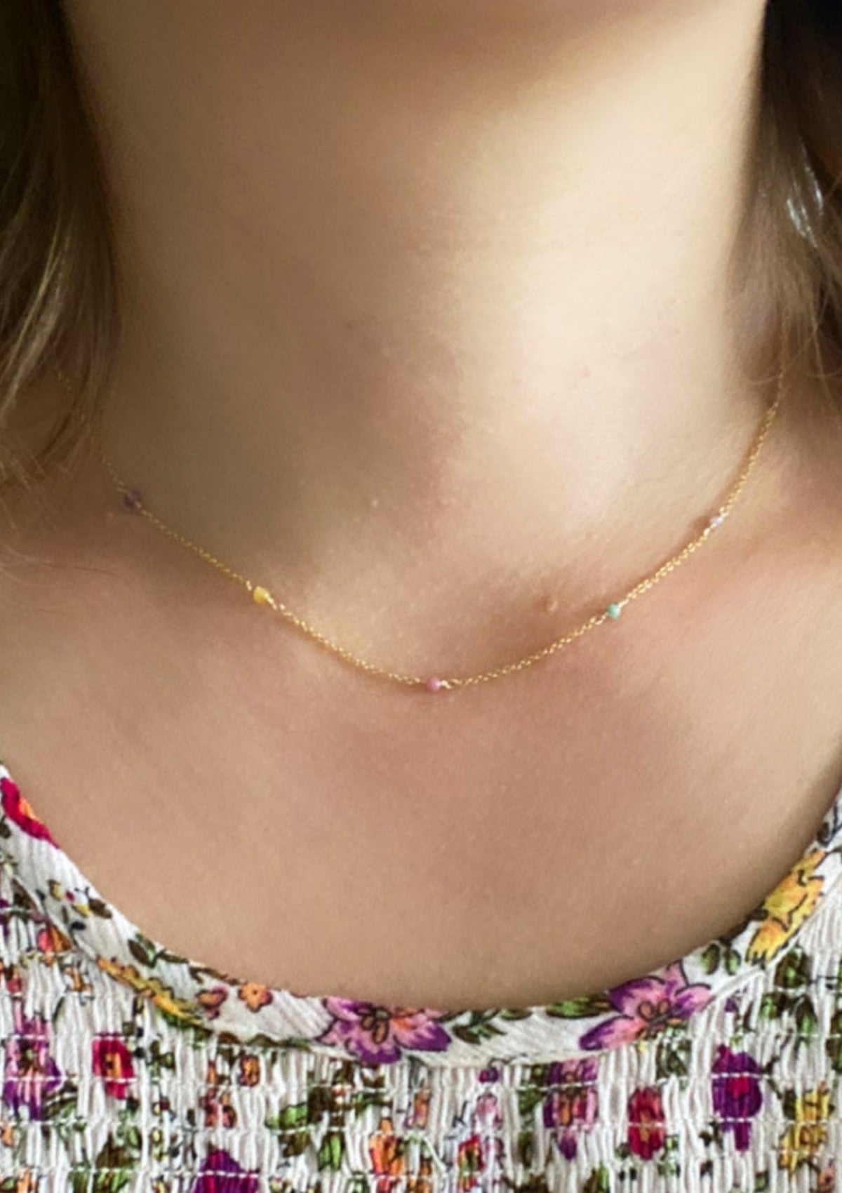Pastel beaded Necklace