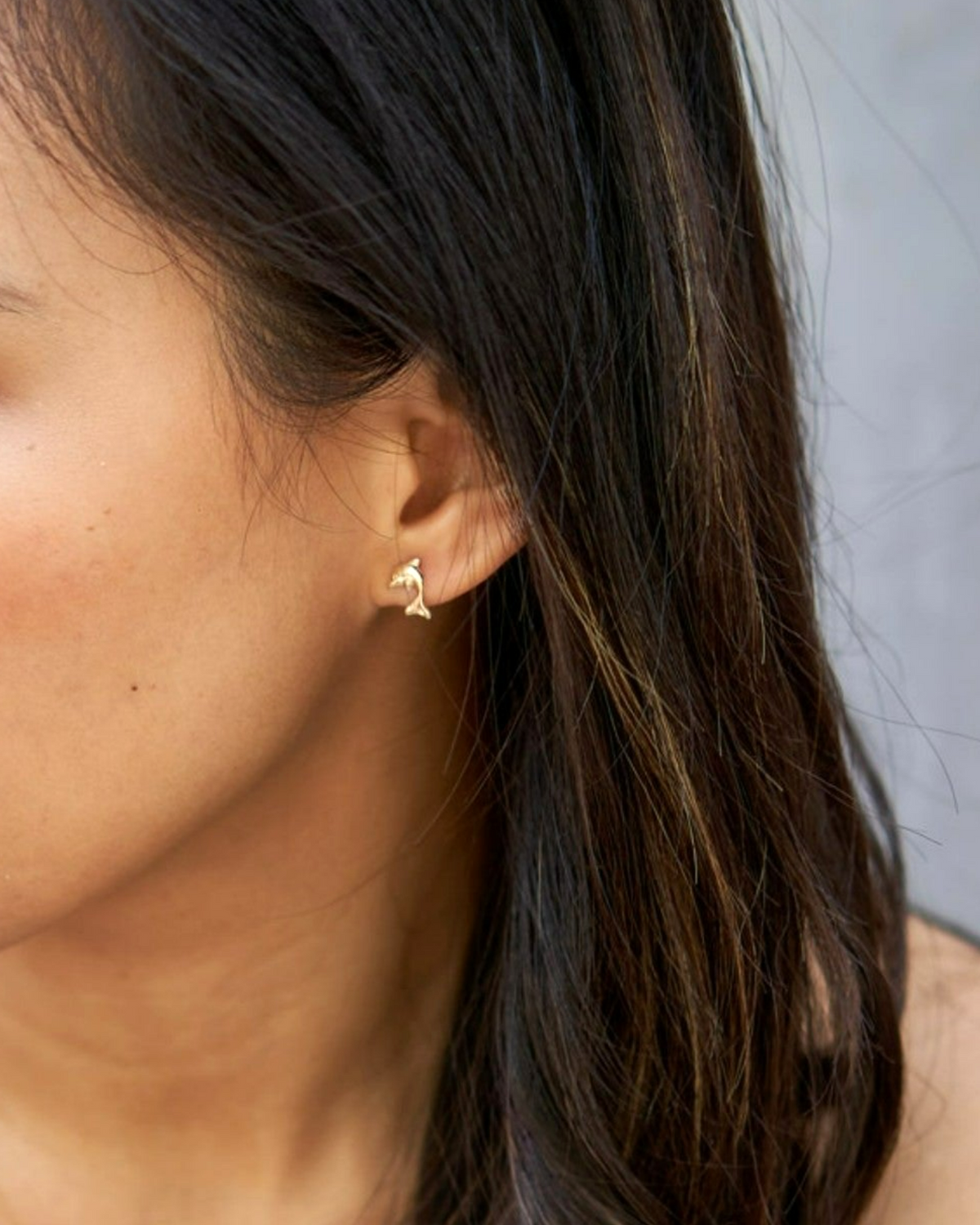 Dolphin Stud Earrings