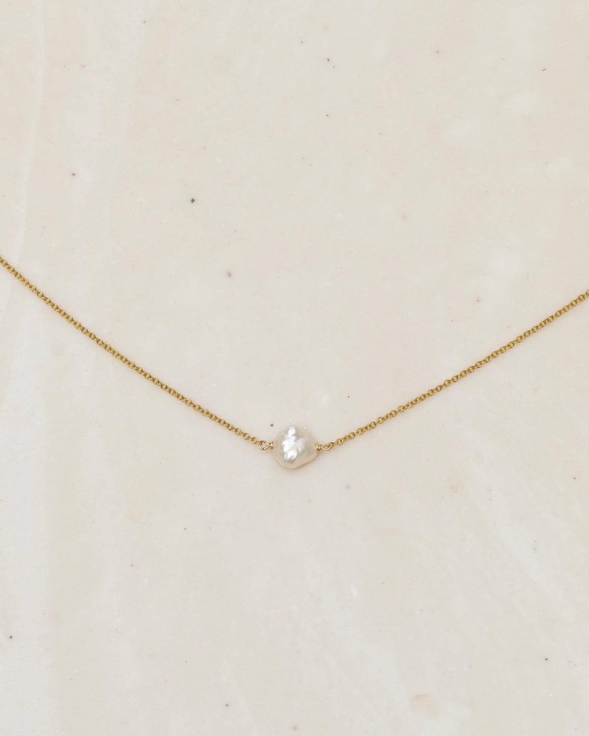 Keshi Point Necklace